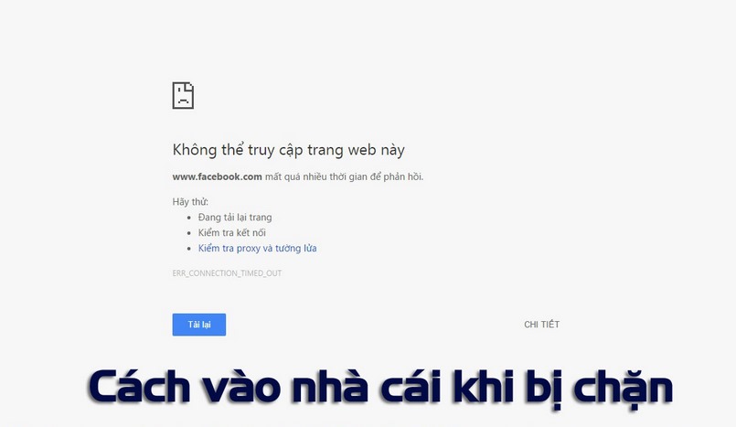 Khắc phục sự cố bị chặn link tại nhà cái 18Luck