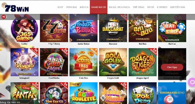 Cung cấp đa dạng các siêu phẩm game