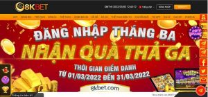 Sân chơi uy tín 8kbet trong diện mạo đỏ đen ấn tượng