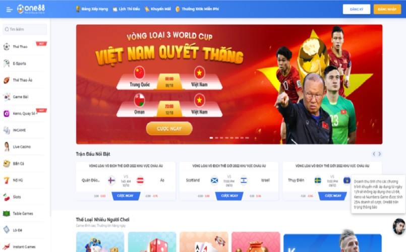 Kho game của ONE88 có những gì?