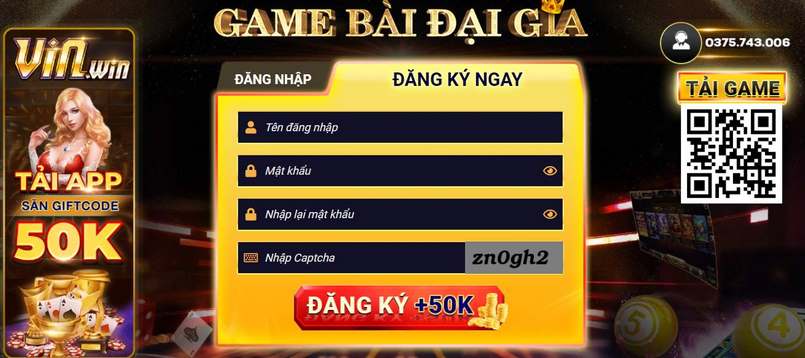 Cổng game vinwin