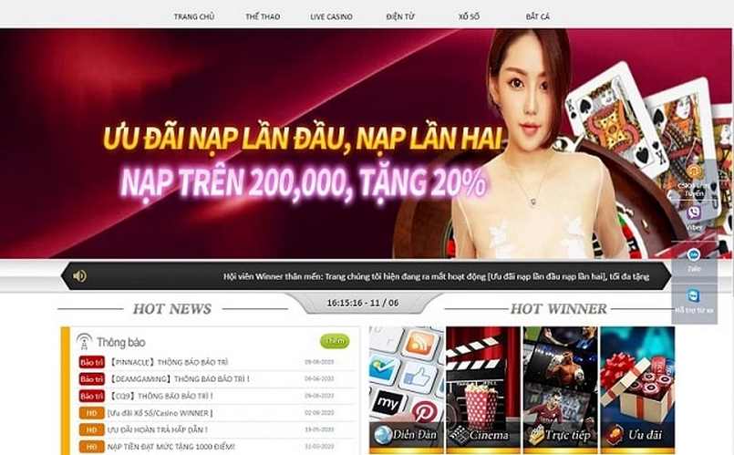 Nạp và rút tiền tại Winner chưa bao giờ dễ đến thế